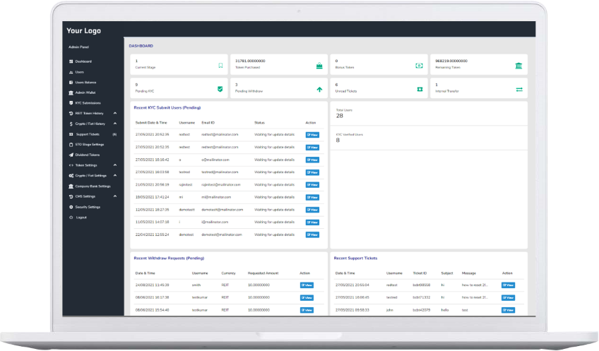 Admin Dashboard